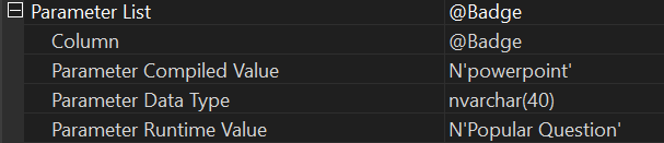 Parameter Values