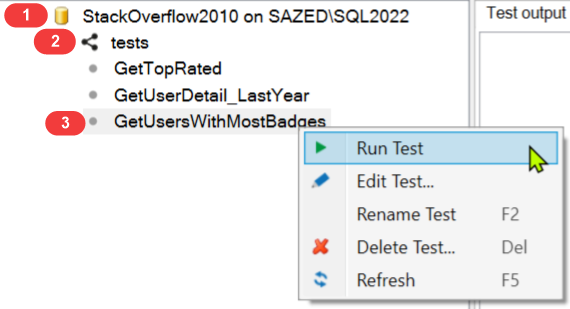 sql test